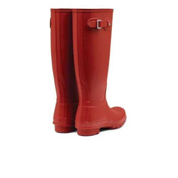 Hunter Original Tall - Medium Red Rain Boots - Tall Rain  Women\'s Original Tall Rain Boots
